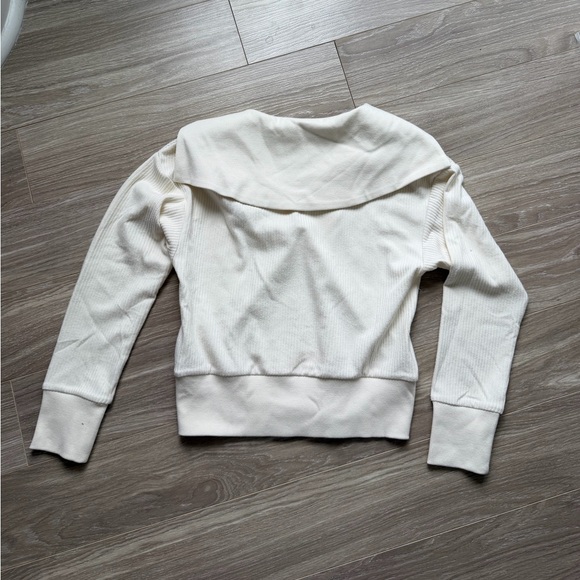Varley NWT Women’s Maguire Half Zip Sweater Egret Cream Sz XS - Picture 10 of 13